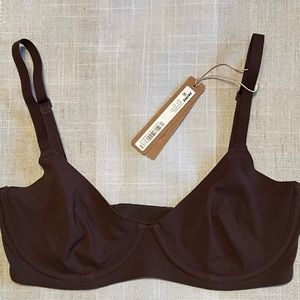 Skims Bra 30D - Fits Everybody Unlined Demi - Espresso